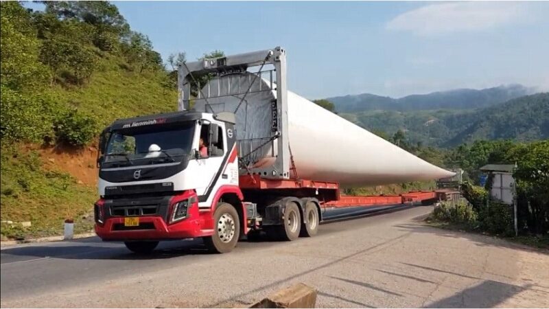 Vận chuyển cánh quạt điện gió