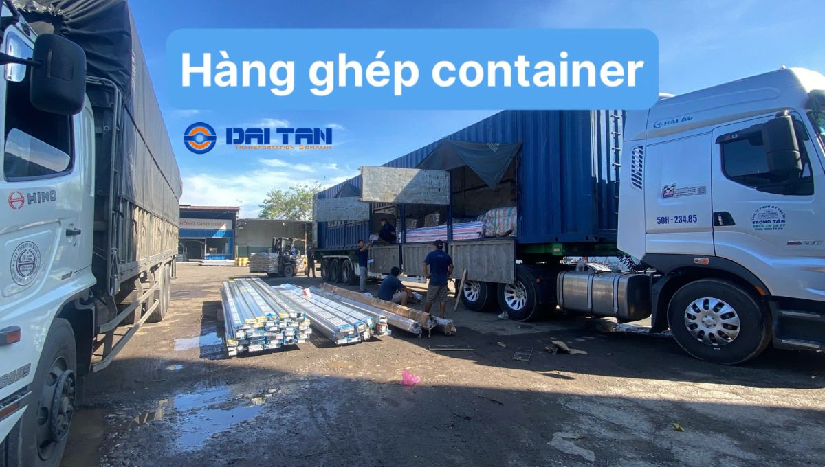 Hàng ghép container