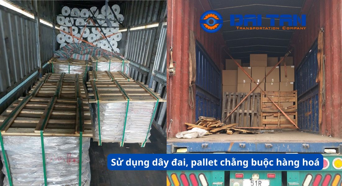 Chằng buộc hàng trong container