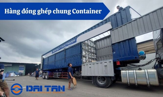 Hàng đóng ghép chung Conainer
