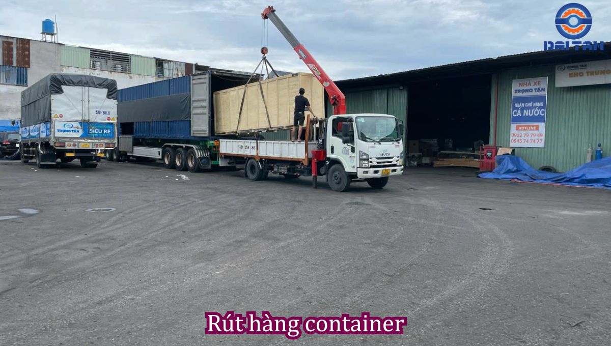 Giá trucking container từ cảng Hà Nội đi KCN Bến Cát