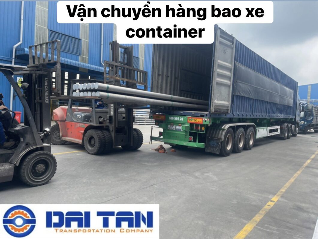 Giá trucking Container từ cảng Cát Lái tới KCN Visip hà tĩnh