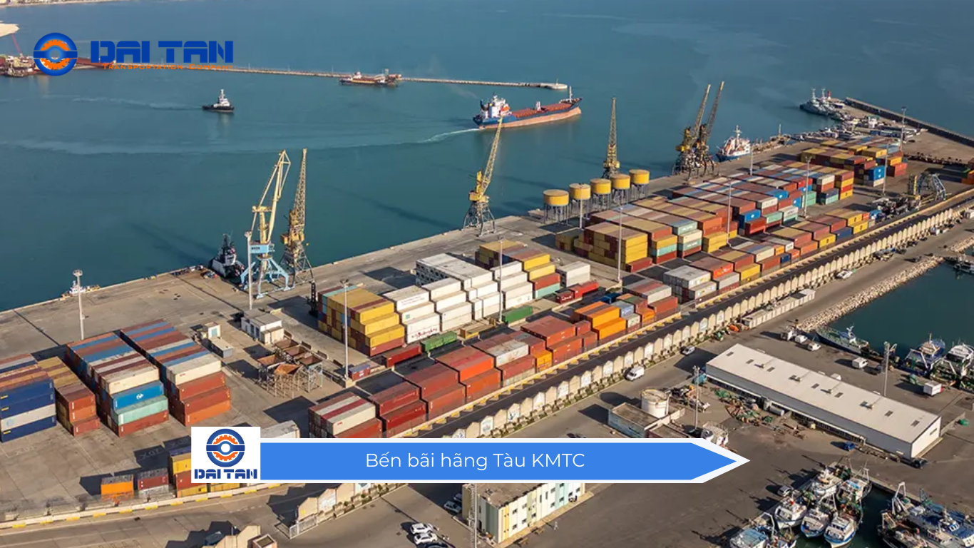 Bến bãi hãng Tàu KMTC
