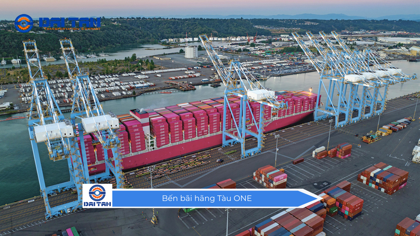         Bến bãi hãng Tàu ONE