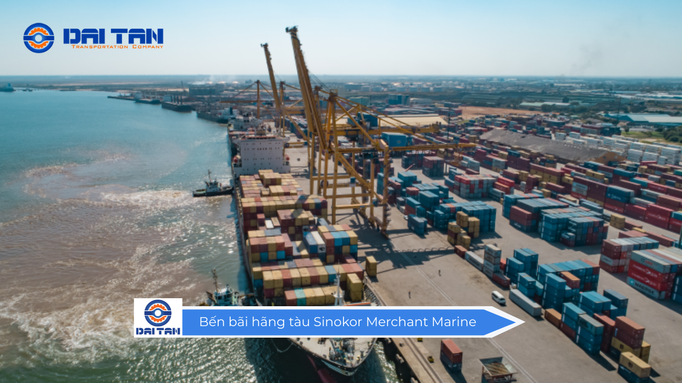 Bến bãi hãng tàu Sinokor Merchant Marine
