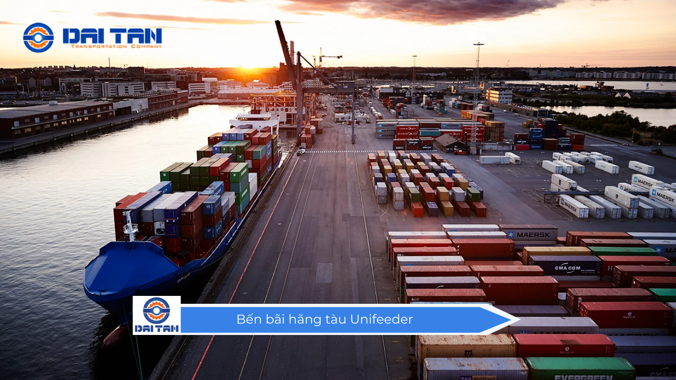 Bến bãi hãng tàu Unifeeder