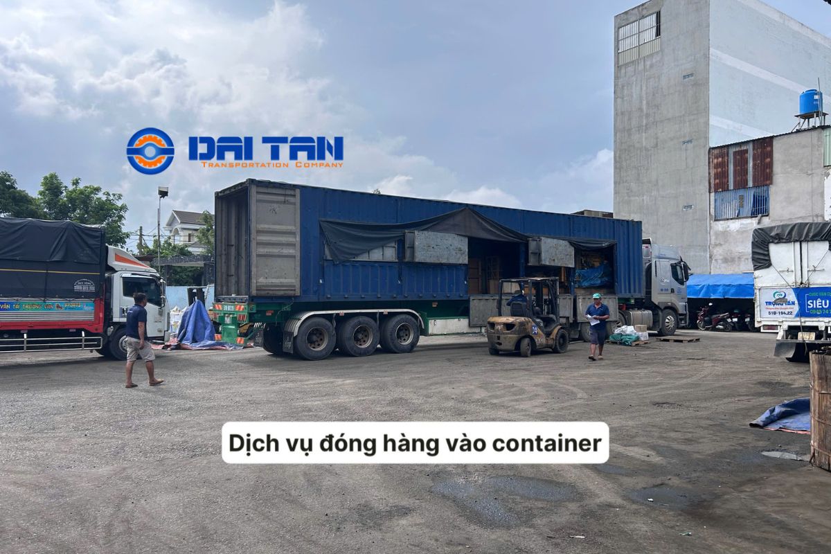Dịch vụ đóng hàng vào container