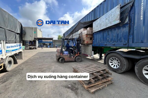 Dịch vụ xuống hàng container