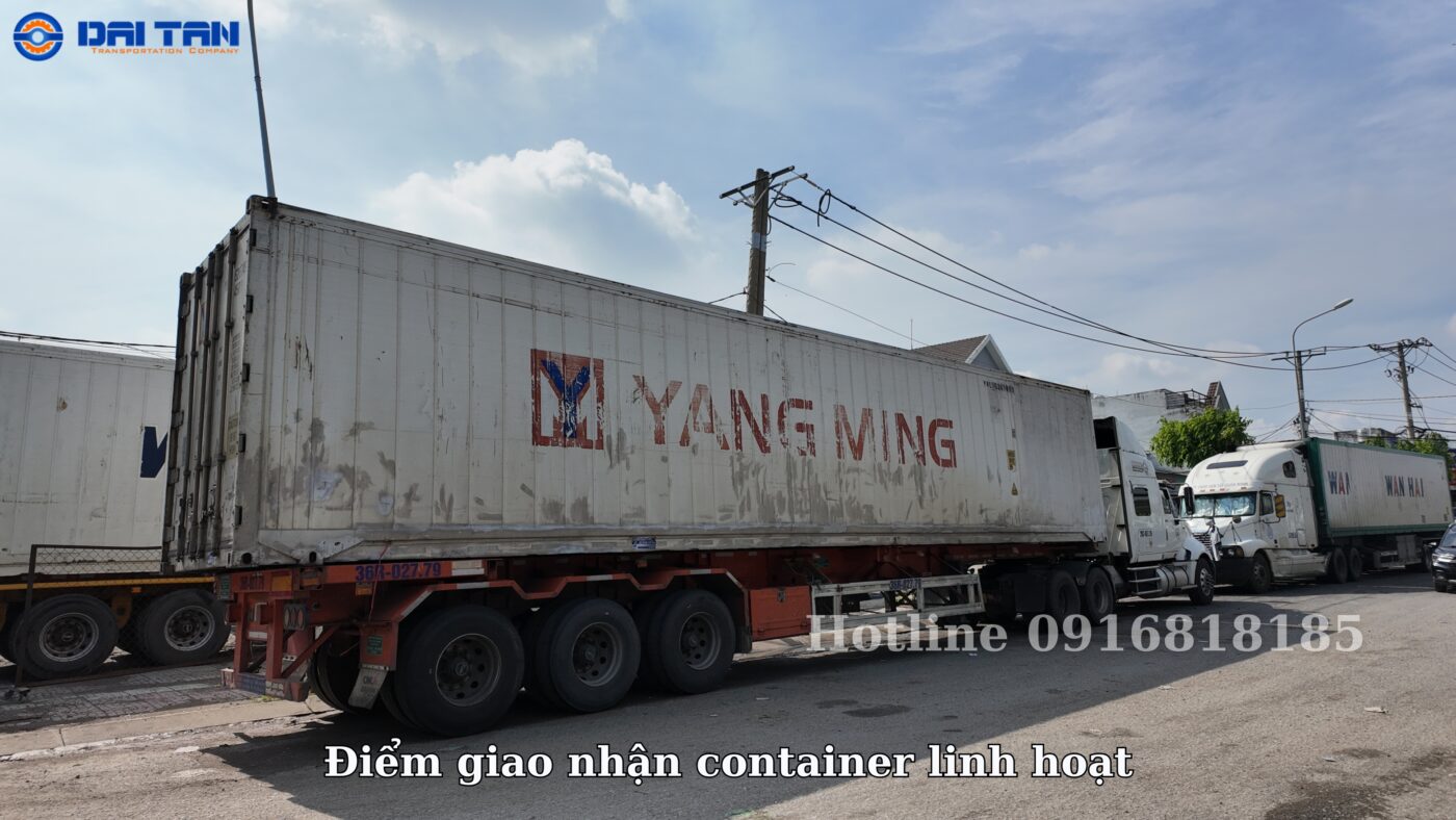 Điểm giao nhận container linh hoạt