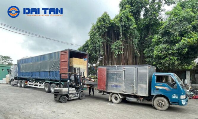 Giá trucking container từ Cảng Thường Tân đến KCN Đồng Văn
