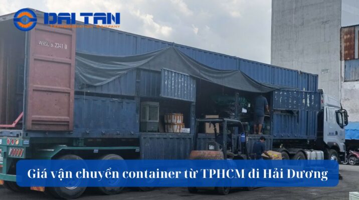 Giá vận chuyển container từ TPHCM đi Hải Dương