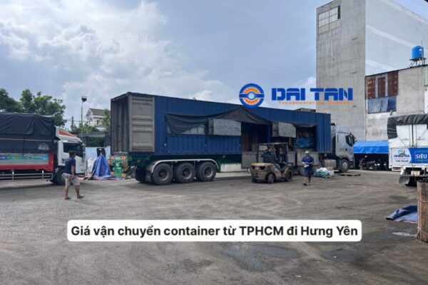 Giá vận chuyển container từ TPHCM đi Hưng Yên