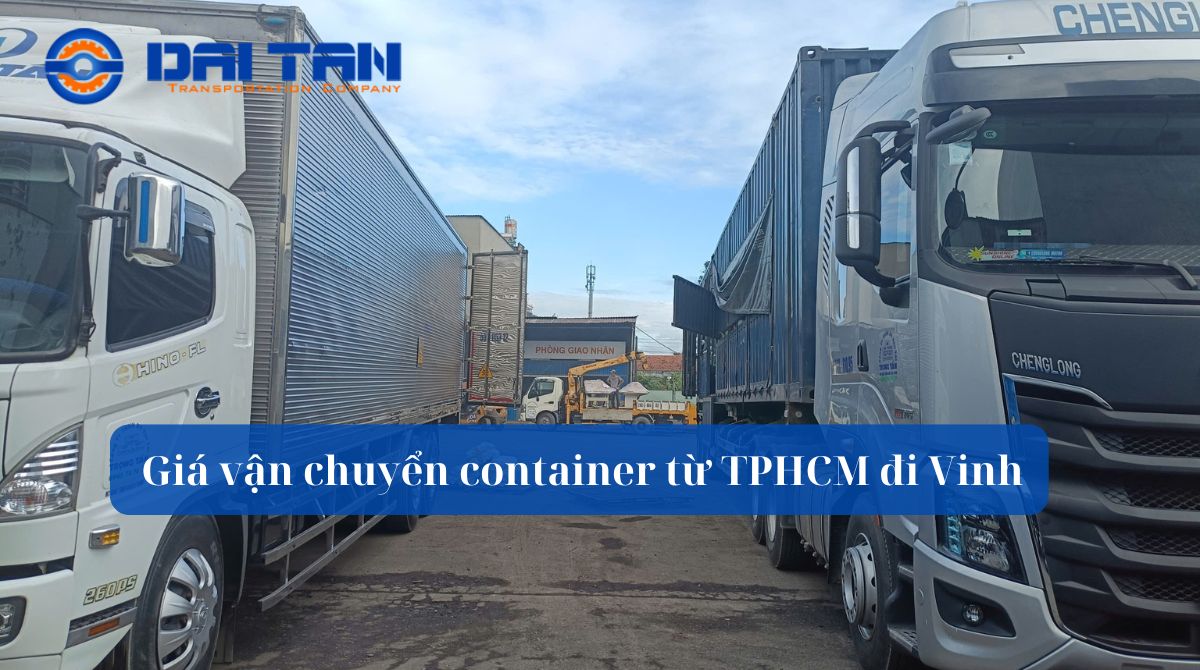 Giá vận chuyển container từ TPHCM đi Vinh