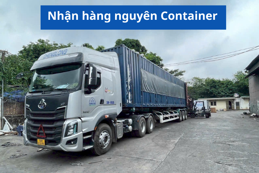 Nhận hàng nguyên Container