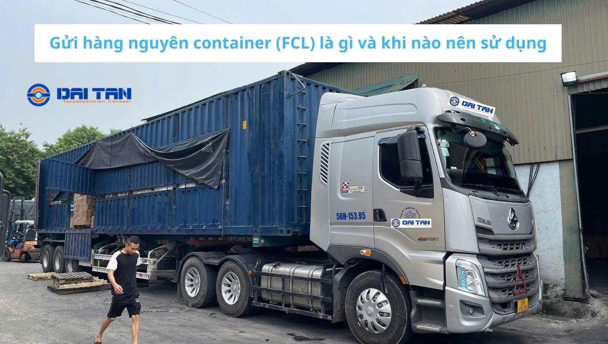 Các phương pháp gửi hàng trong vận tải container