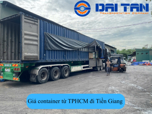 Giá cước container từ TPHCM đi Tiền Giang