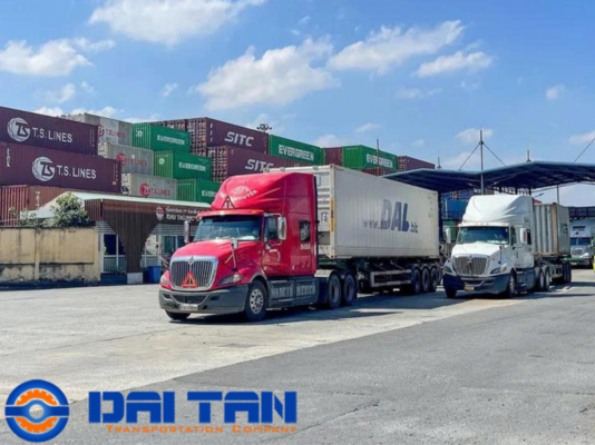 Giá trucking container từ cảng Cát Lái đến KCN Phú Đa