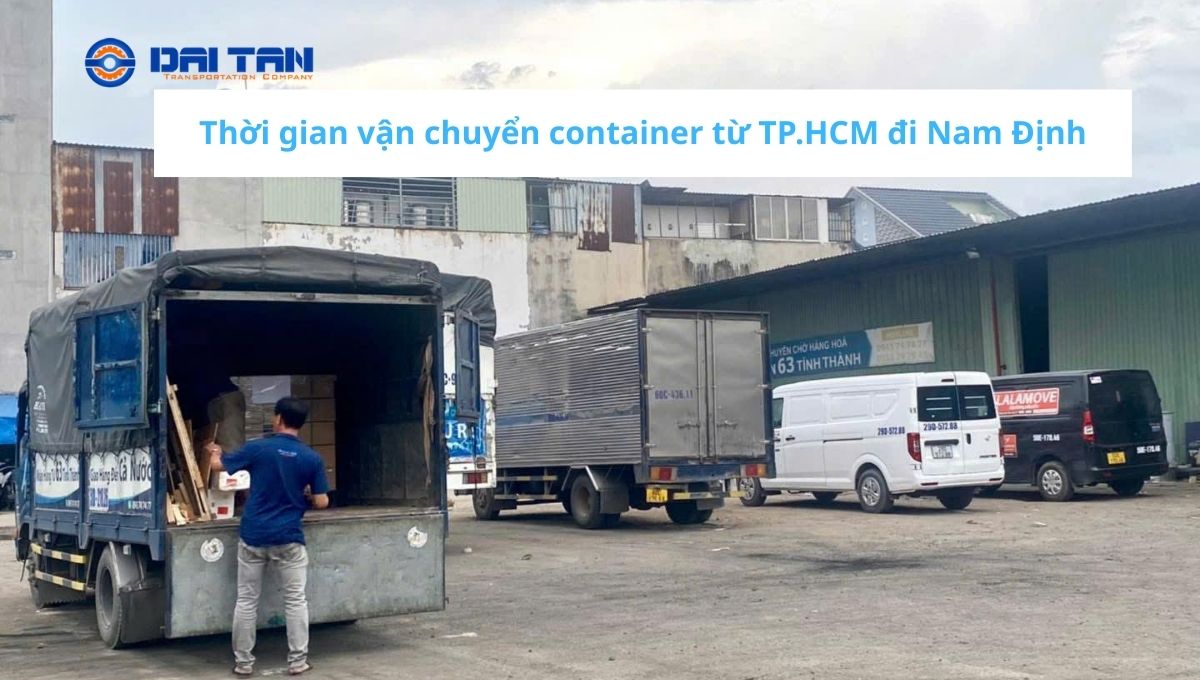 Giá vận chuyển container từ TPHCM đi Nam Định