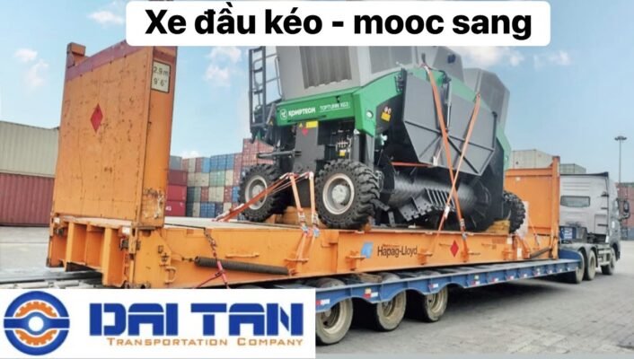 xe đầu kéo mooc sàn