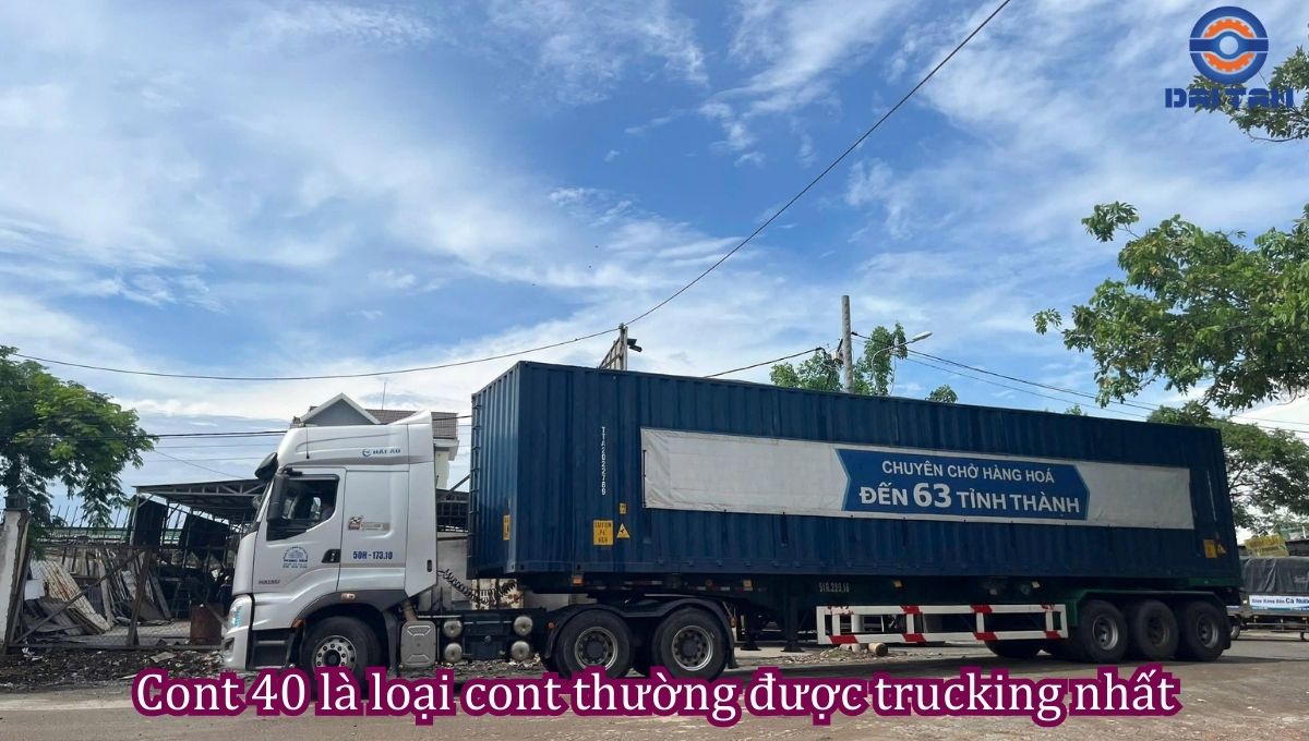 Giá trucking container từ cảng Đình Vũ đi KCN Trà Nóc