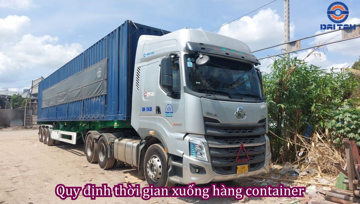 Giá trucking container từ cảng Hà Nội đi KCN Tân Tạo