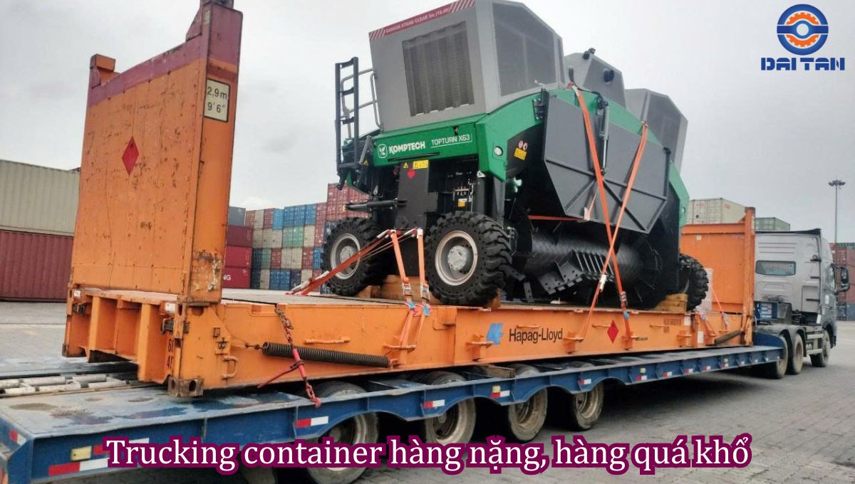 Giá trucking container từ cảng Hà Nội đi KCN Long Thành