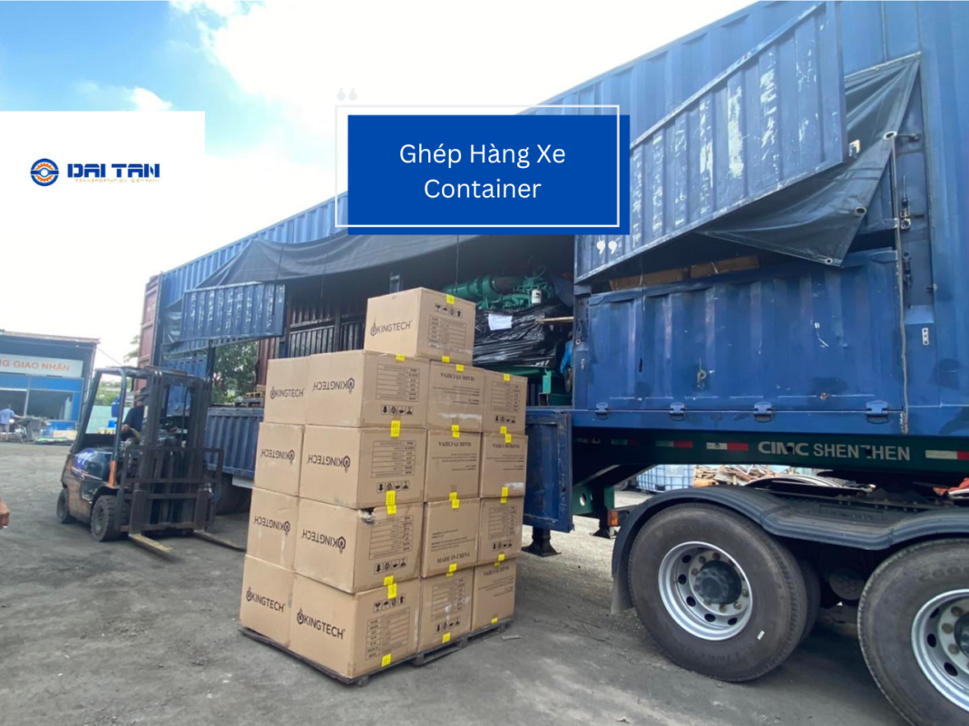 Giá truking container từ Cảng Chân Mây đến KCN Phong Điền