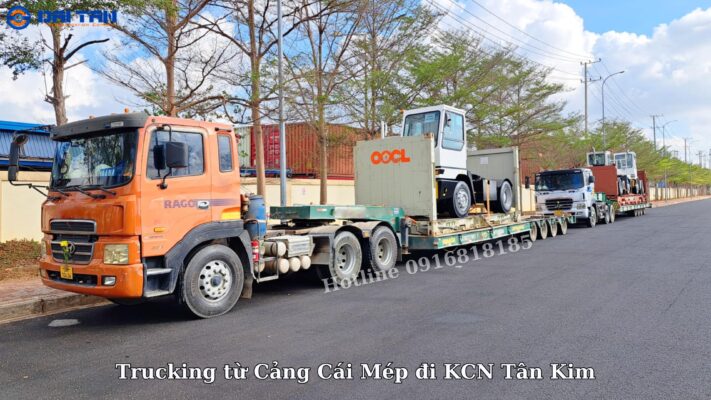 Giá Trucking từ Cảng Cái Mép đi KCN Tân Kim