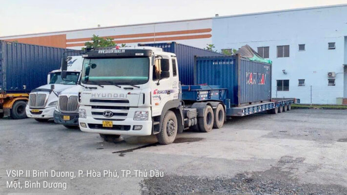 Giá trucking container từ Cảng Phước An đi KCN VSIP Bình Dương