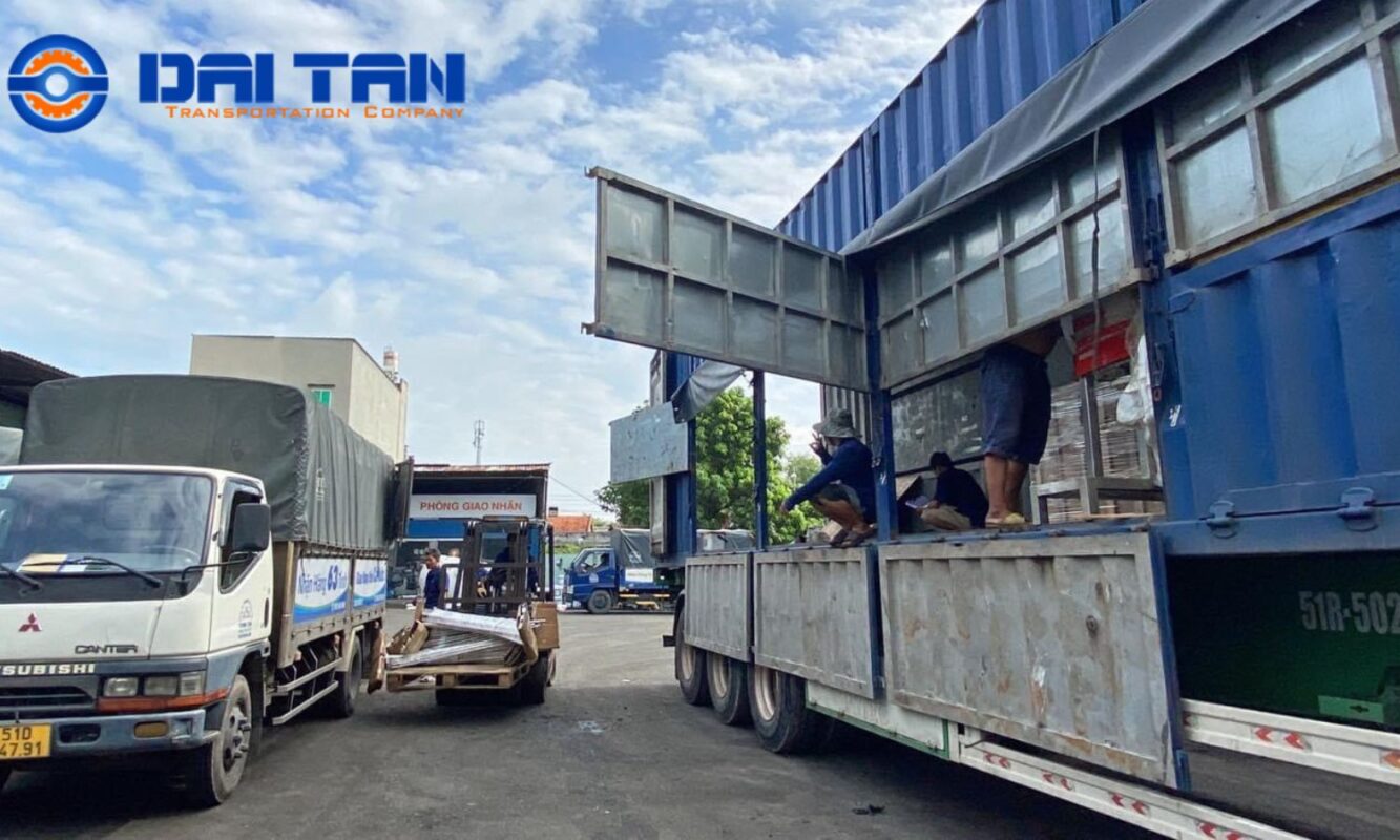 gia trucking container tu cang thuong tan di kcn trang due