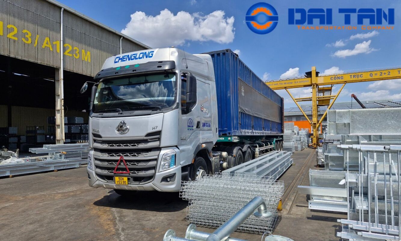 gia trucking container tu cang Phuoc an di kcn hoa xa