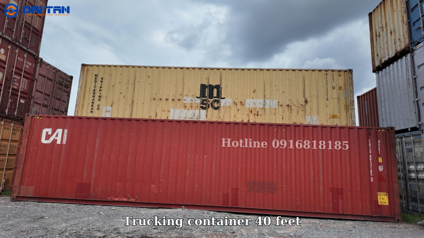Trucking container 40 feet