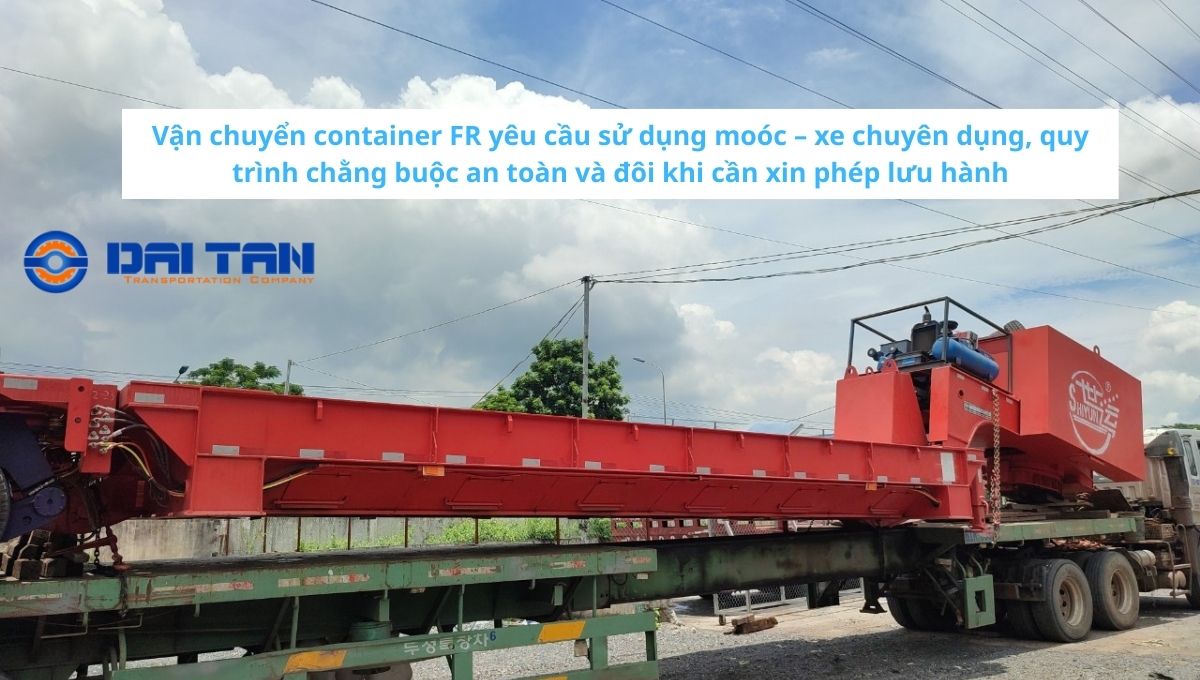 Giá vận chuyển container quá khổ (FR) từ Cảng Hải Phòng đi KCN Long Bình