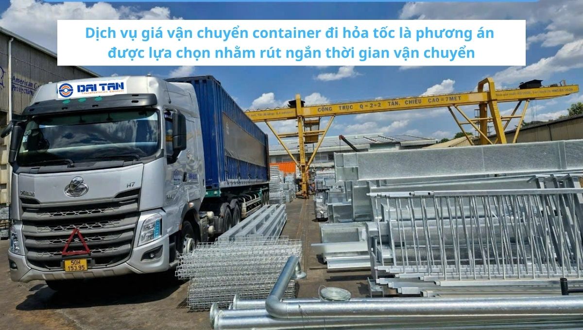 Giá trucking container từ Cảng Hải Phòng đi KCN Long Hậu