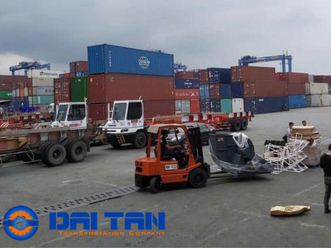 Giá trucking container từ cảng Cát Lái đến KCN Phú Tài