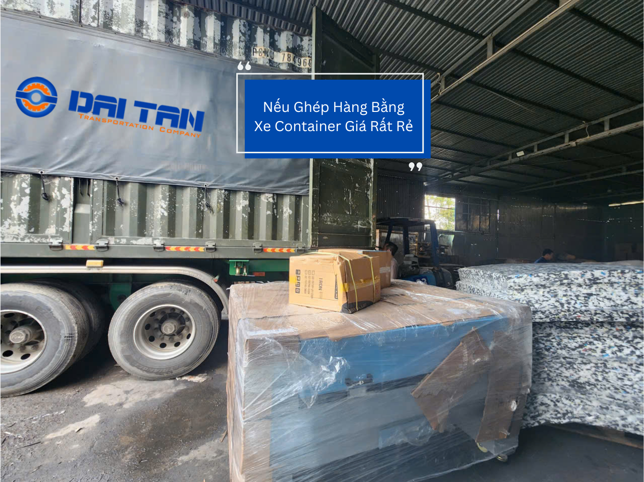 Giá trucking container từ cảng Hải Phòng đến KCN Phú Bài