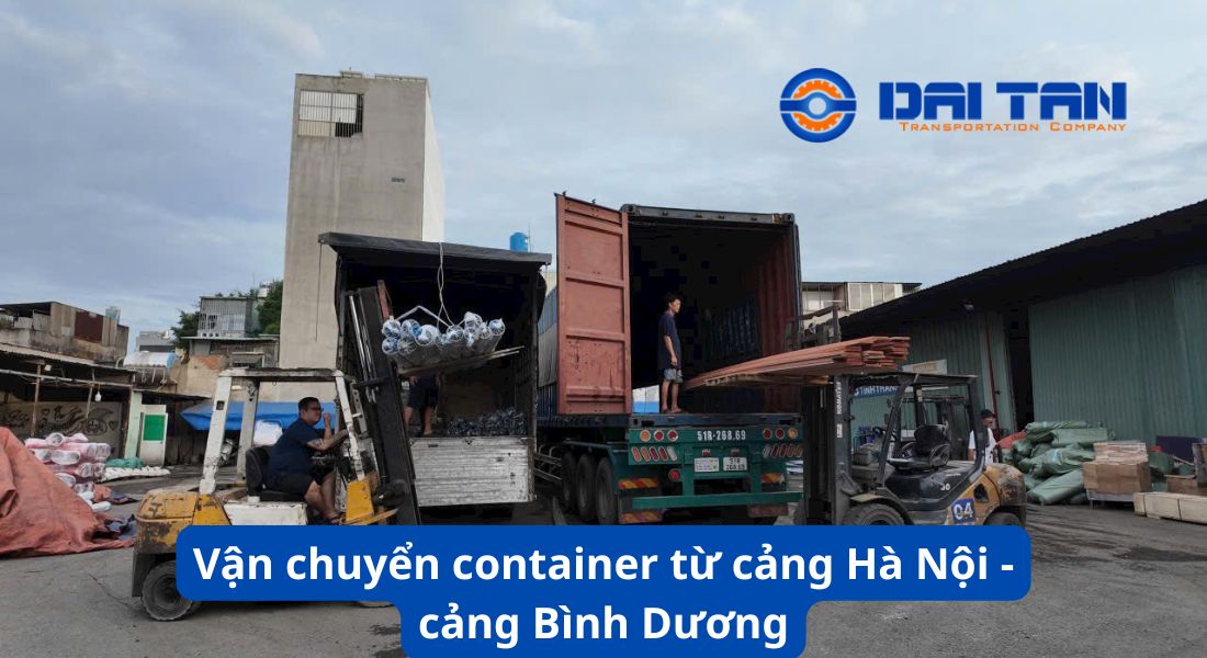 Giá vận chuyển container từ cảng Hà nội đến cảng Bình Dương