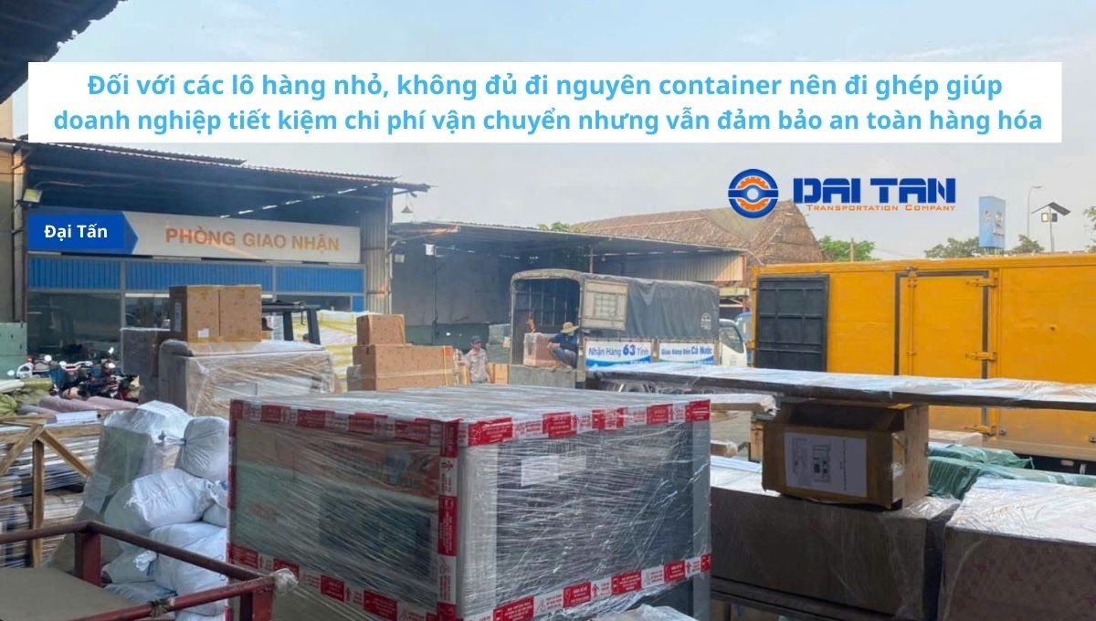 Giá ghép hàng container từ Cảng Hải Phòng đến KCN Biên Hòa