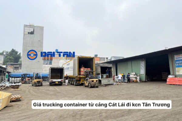 Giá trucking container từ Cảng Cát Lái đi KCN Tân Trương