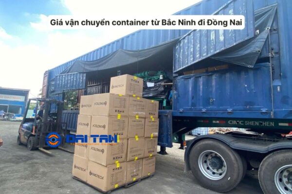 Giá vận chuyển container từ Bắc Ninh đi Đồng Nai