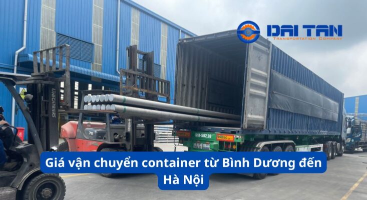 Giá vận chuyển container từ Bình Dương đến Hà Nội