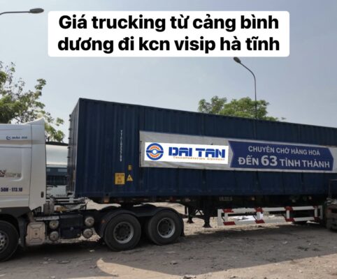 giá trucking container từ cảng bình dương đi kcn visip hà tĩnh