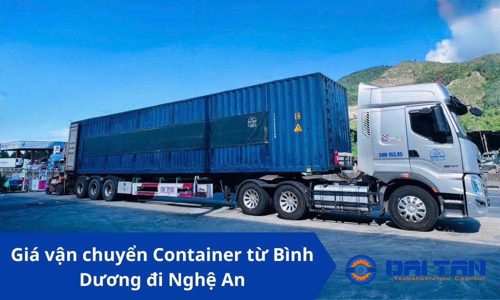 Giá vận chuyển Container từ Bình Dương đi Nghệ An