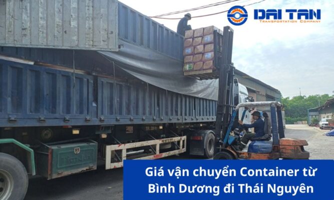 Giá vận chuyển Container từ Bình Dương đi Thái Nguyên
