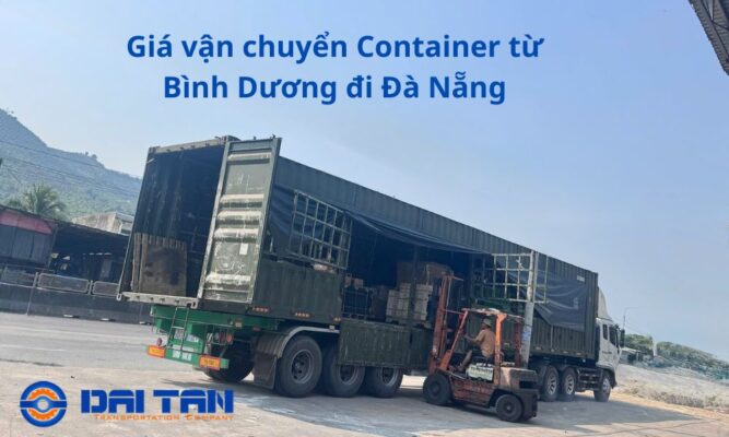 Giá vận chuyển Container từ Bình Dương đi Đà Nẵng