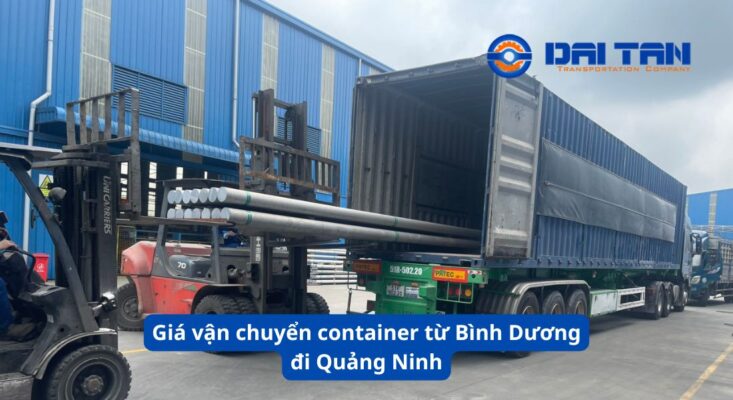 Giá vận chuyển container từ Bình Dương đi Quảng Ninh