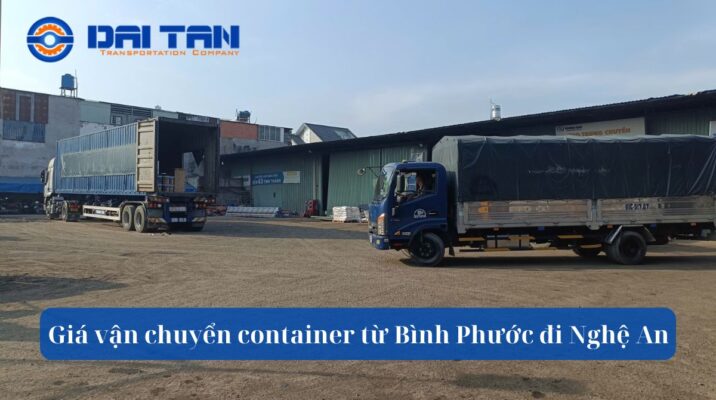 Giá vận chuyển container từ Bình Phước đi Nghệ An