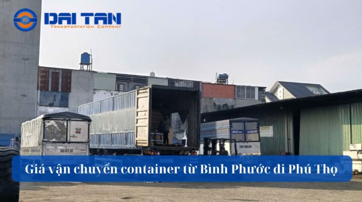 Giá vận chuyển container từ Bình Phước đi Phú Thọ