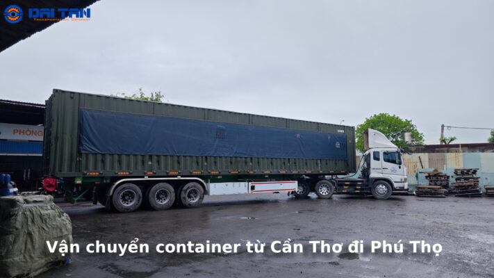 Giá vận chuyển container từ Cần Thơ đi Phú Thọ