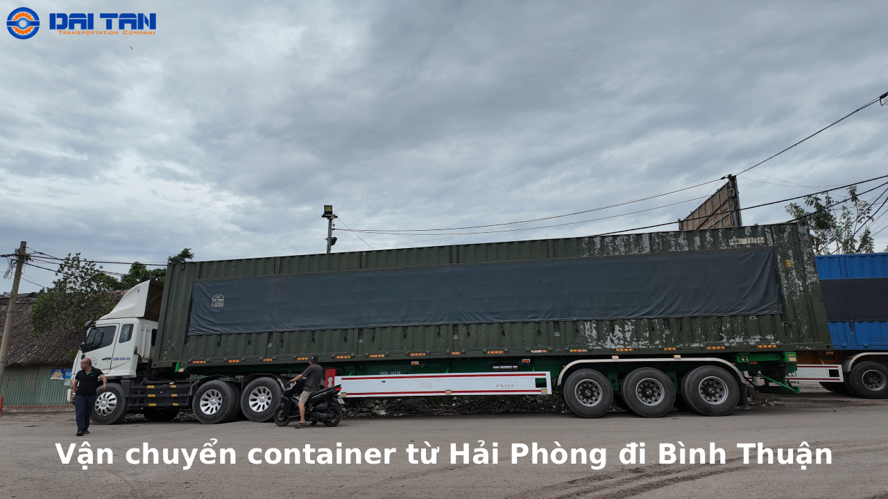 Giá vận chuyển container từ Hải Phòng đi Bình Thuận